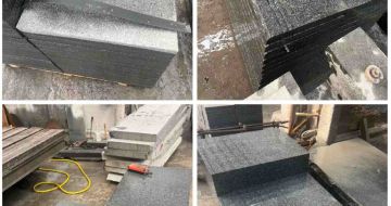 信阳 芝麻黑地铺石材