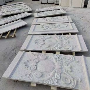 信阳 芝麻白干挂雕花板