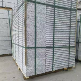 信阳 芙蓉白3公分厚磨圆边、拉槽，楼梯踏步