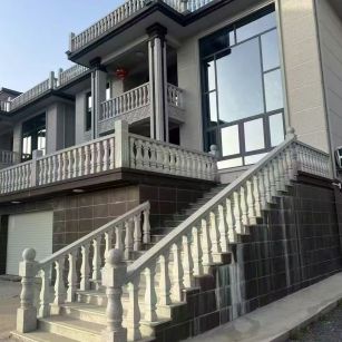 信阳 芝麻白别墅阳台栏杆，楼梯栏杆