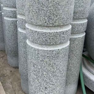 信阳 芝麻白花岗岩挡车柱、隔离柱多少钱
