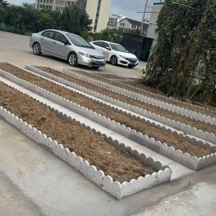 信阳 花边石、花围石、花园石安装效果