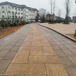 信阳仿古石铺装效果