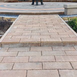 信阳仿古石铺装效果