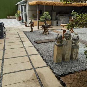 信阳仿古石铺装效果