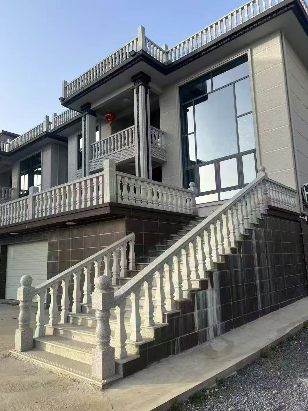 信阳 芝麻白别墅阳台栏杆，楼梯栏杆