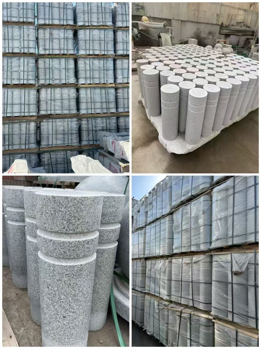 信阳 芝麻白花岗岩挡车柱、隔离柱多少钱