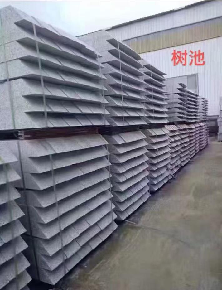 信阳 芝麻灰切头树池