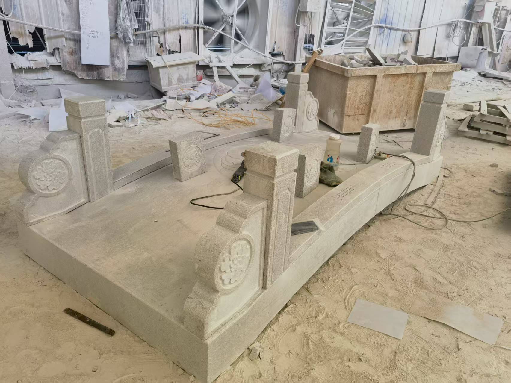 信阳 芝麻灰火烧面石桥-拼装