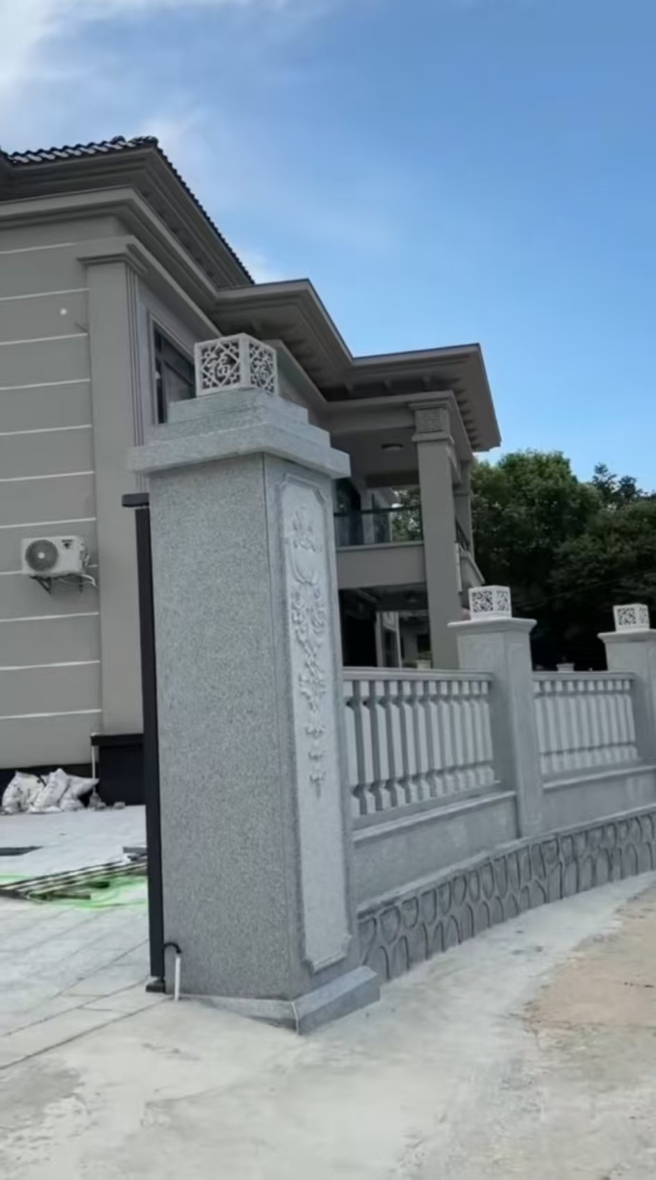 信阳 芝麻白别墅围墙栏杆，私人订制