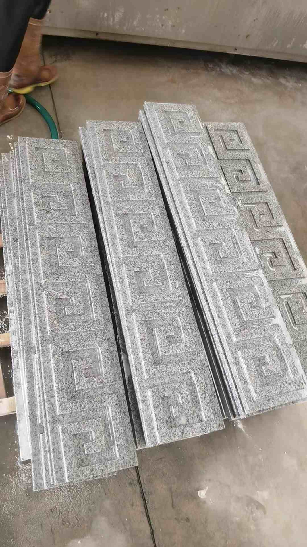 信阳 别墅回纹线条，雕刻